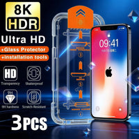 3Pcs Oleophobic Coating Dust Free Screen Protector